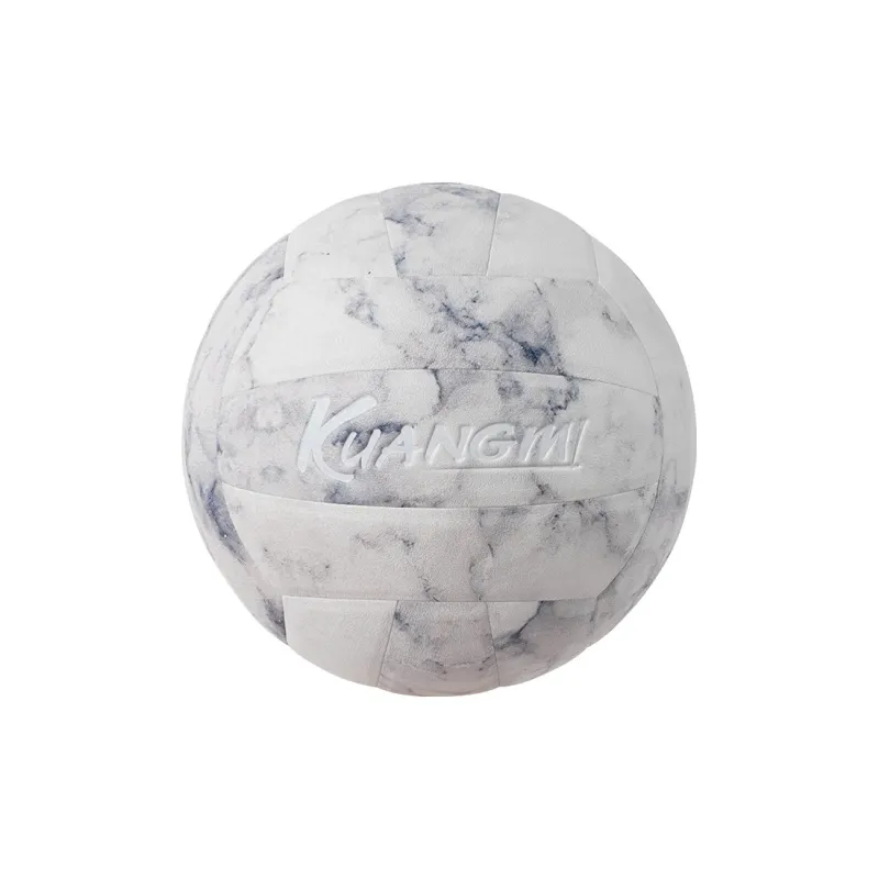 Kuangmi PU Size 5 Volleyball Unisex Fishbelly White-0