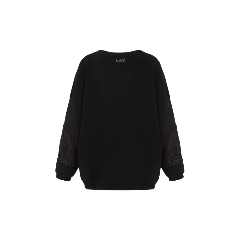 EMPORIO ARMANI EA7 Sweatshirt Women's Black-1