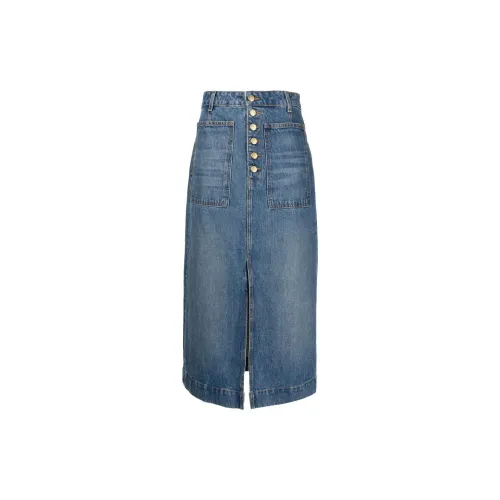 Ulla Johnson The Bea Denim Midi Skirt