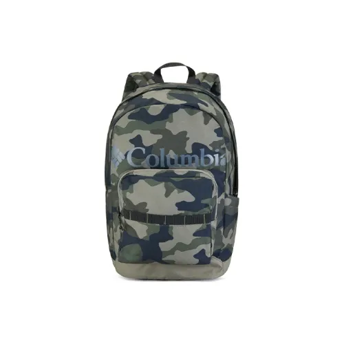 Columbia Backpacks Green Camouflage