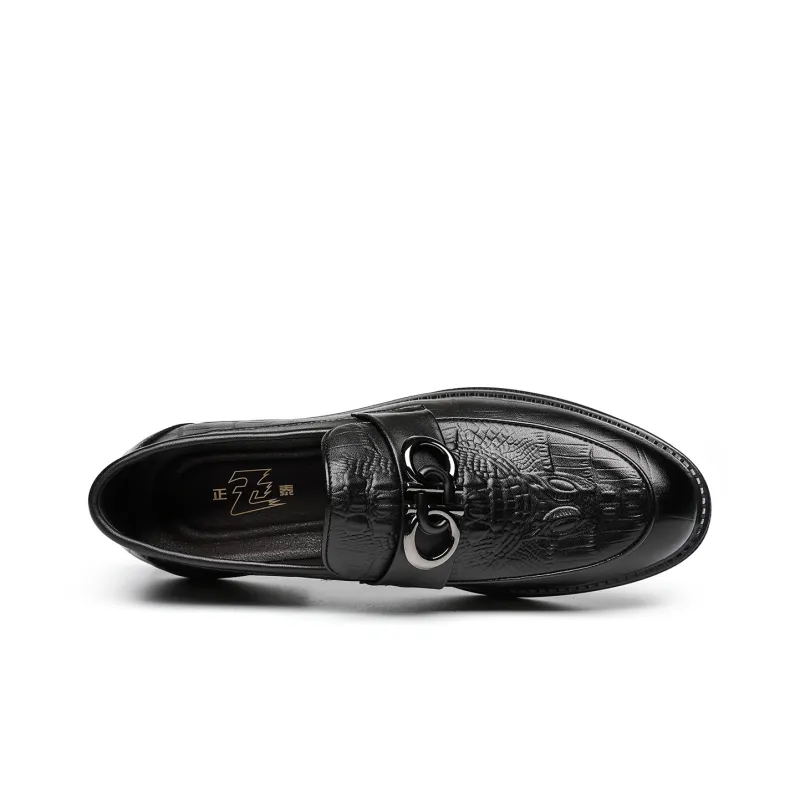 CHINT Loafers Men Low Top Black-2