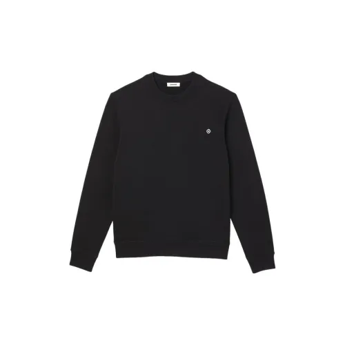 Sandro Embroidered Cross Crew-neck Sweatshirt