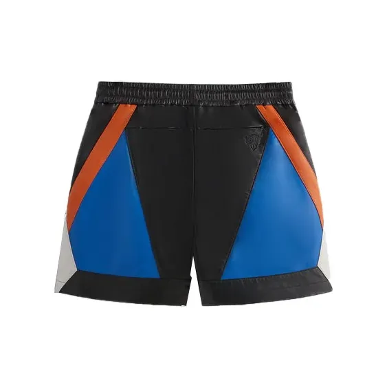 KITH For The New York Knicks Leather Turbo Shorts-1