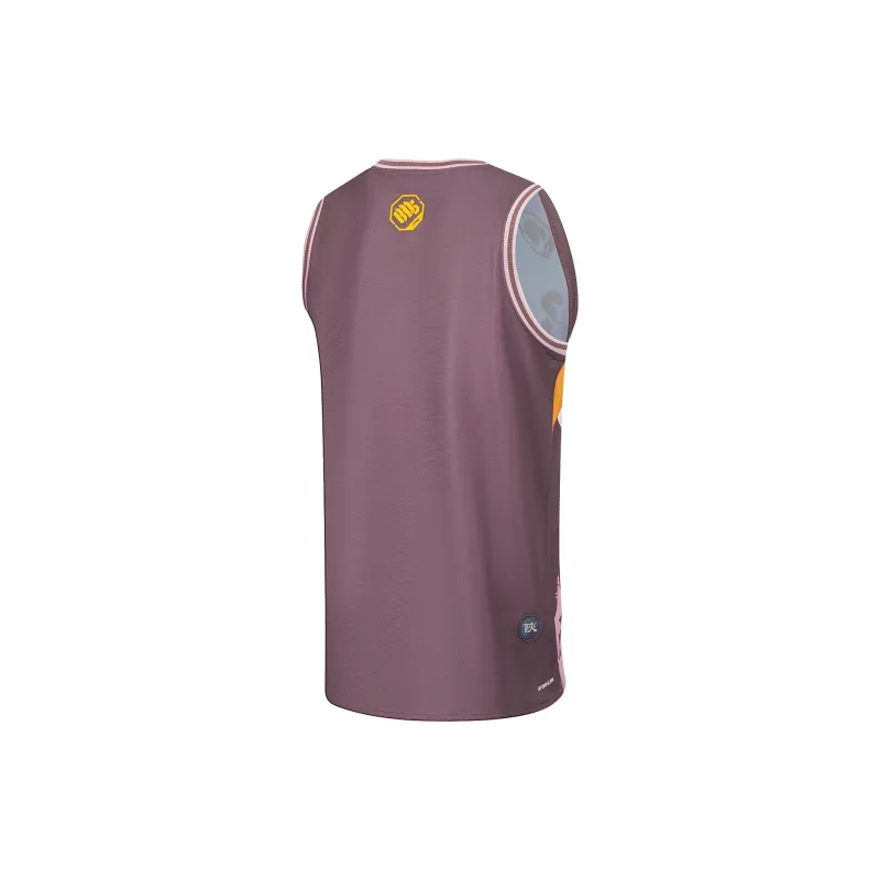 LiNing Badfive Basketball Jerseys Men's Purple Basil Umber-1