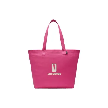 Converse DRKSHDW Collaboration Cotton Tote Bag Shopping Bag Handbag Regular Unisex Bright Pink