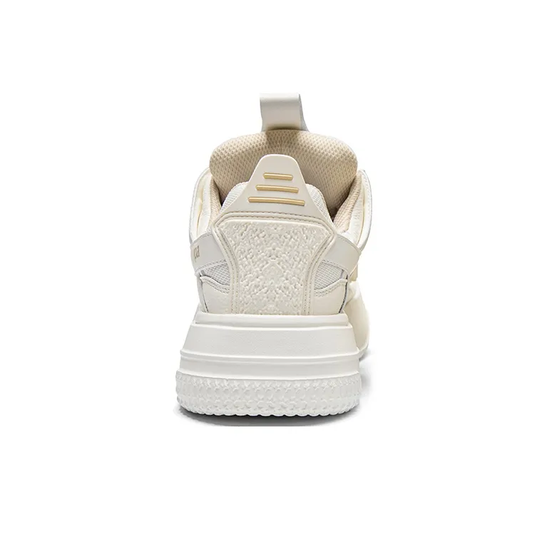 Kappa Anti Slip Wear Resistant Skateboard Shoes Unisex White-8