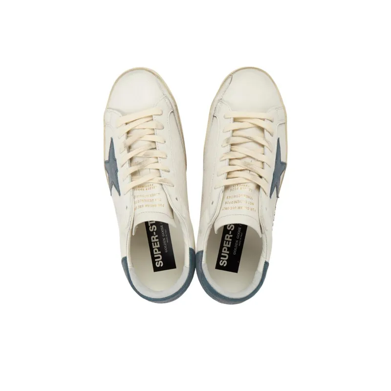 Golden Goose Super Star White Blue Suede-4