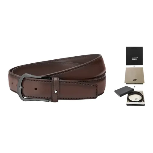 MONTBLANC Unisex Leather Belt