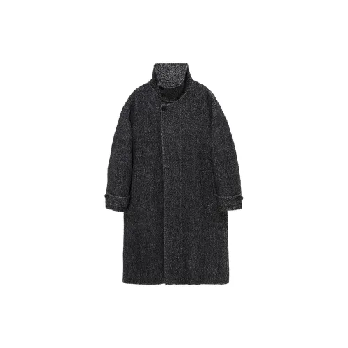 NANS STUDIO Coats Men BLACK/Charcoal