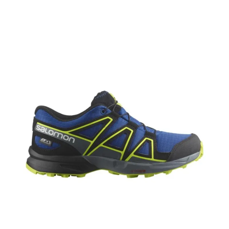 SALOMON CROSS SPEEDCROSS Slip Resistant, Abrasion Resistant, Breathable Low Top Outdoor Shoes Unisex Black Blue-1