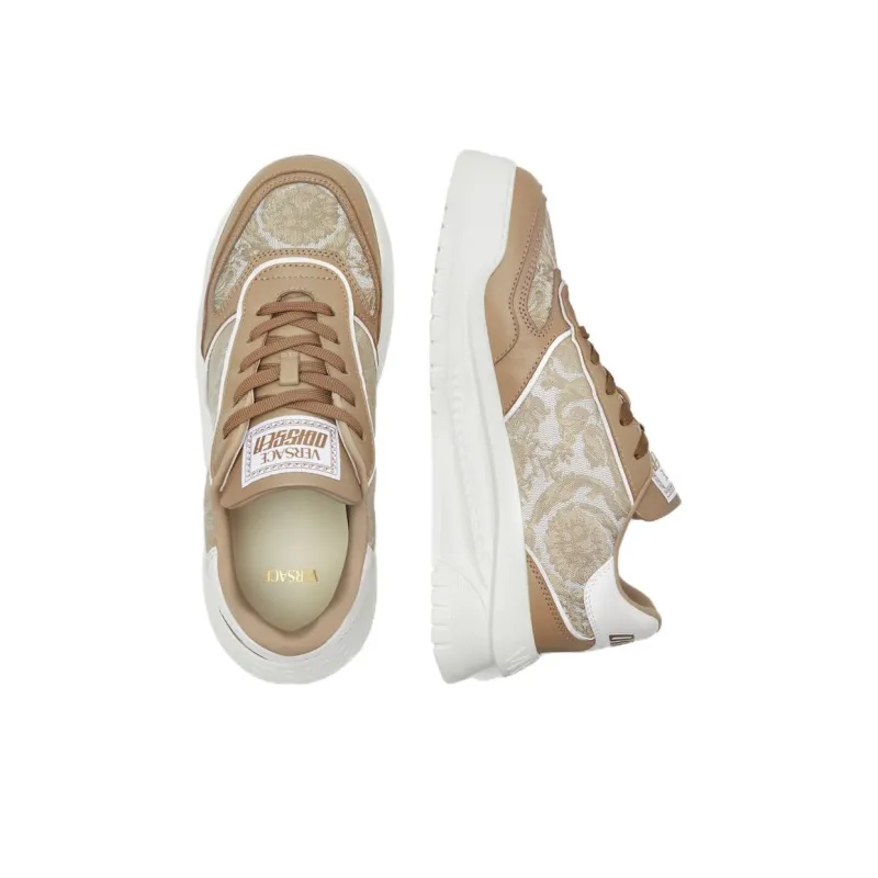 VERSACE Odissea Barocco Silhouette-jacquard Sneakers-2