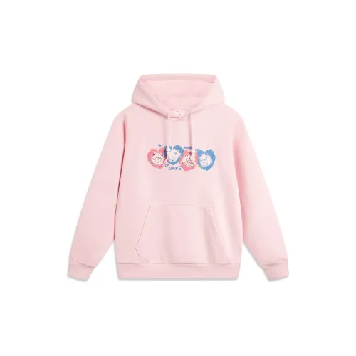 LINING Sports Life Collection Sweatshirts Unisex Light Pink