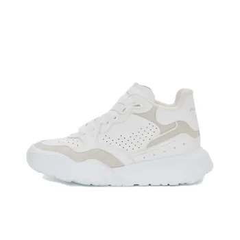 Alexander McQueen Court Slip Resistant Breathable Low Top Casual Shoes 3.5cm Women's White