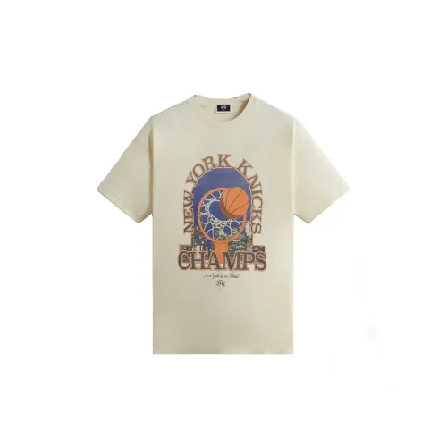 KITH X New York Knicks Co-brand T-Shirts Unisex Beige