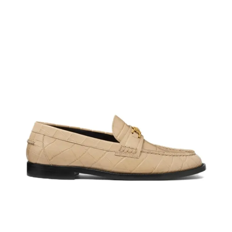 VERSACE Medusa '95 Crocodile-embossed Loafers-1