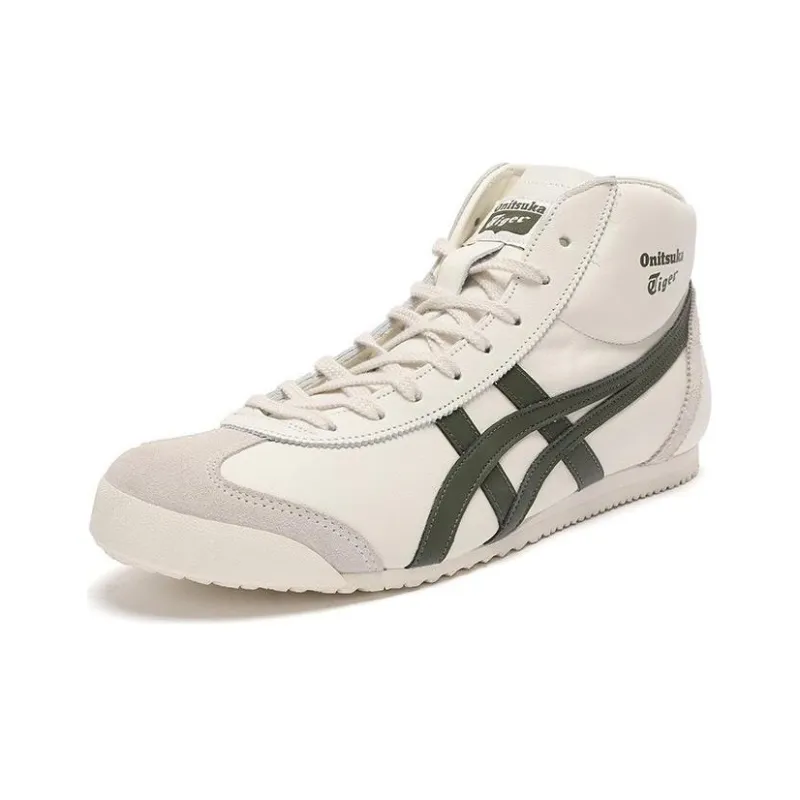 Onitsuka Tiger Mexico Mid Runner Cream Black-1
