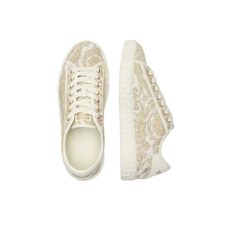 VERSACE Barocco Greca Jacquard Sneakers-1