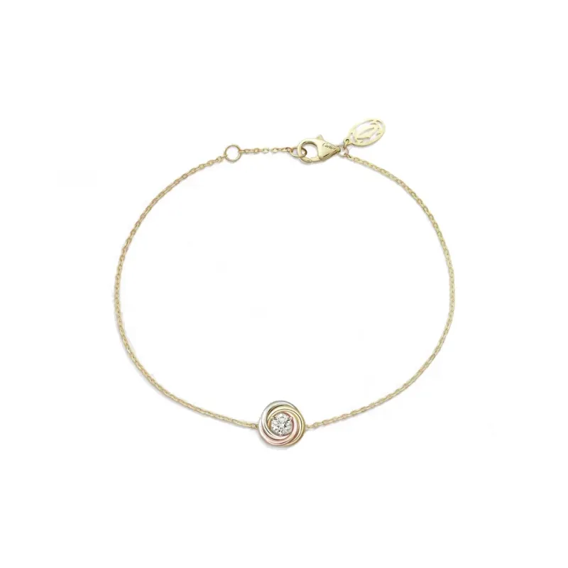 CARTIER Diamond Bracelets Unisex Gold-0