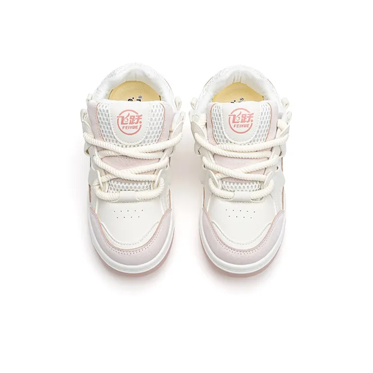 Dafu Leaps Forward Puffy Shoes Low Top Skateboard Shoes Women's White-7