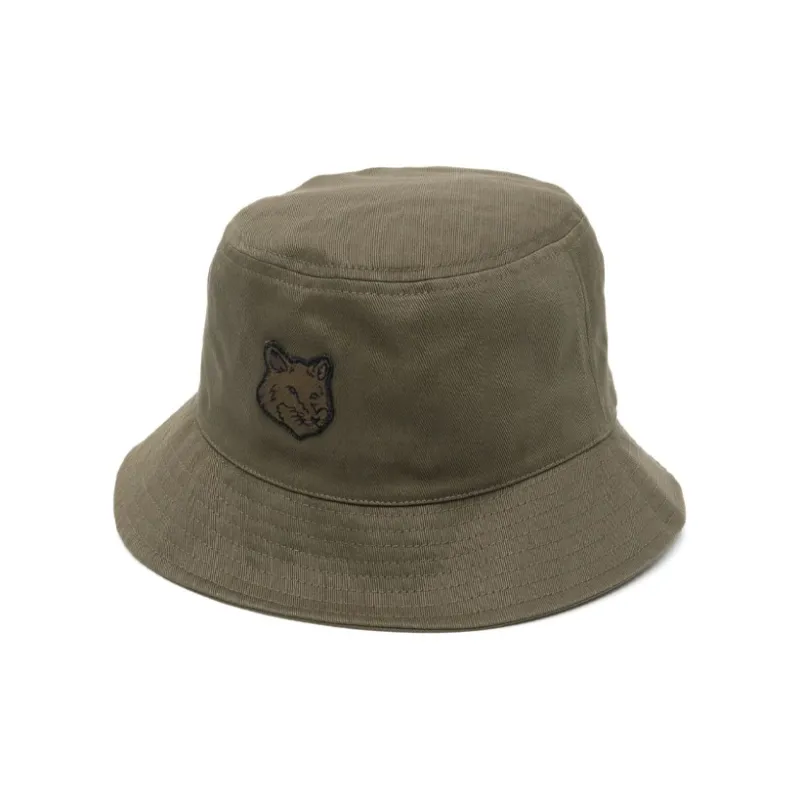 Maison Kitsune Fox Patch Bucket Hat-0