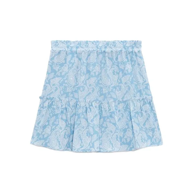 ZARA Casual Shorts Women's Blue-1