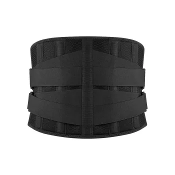 AOLIKES Back Support Braces Breathable Protective Compression Black Unisex