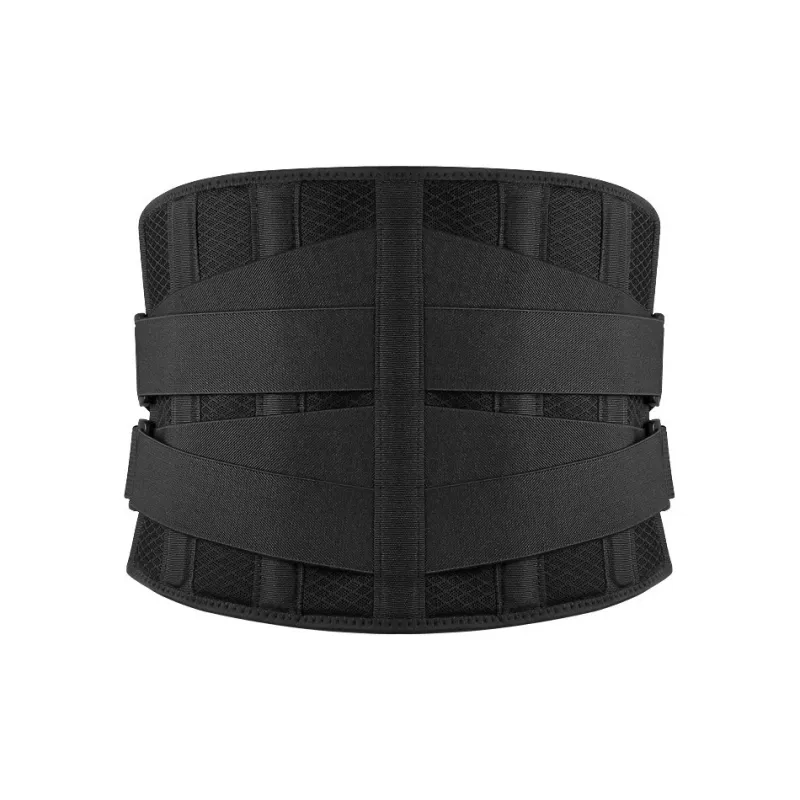 AOLIKES Back Support Braces Breathable Protective Compression Black Unisex-0