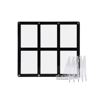 HobbyGuardian 6-Screw Card Protector With Three-Leg Stand Transparent Card Display Stand Card Accessories