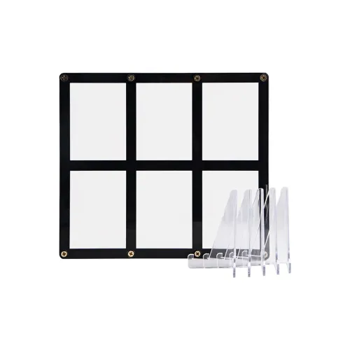 HobbyGuardian 6-Screw Card Protector With Three-Leg Stand Transparent Card Display Stand Card Accessories