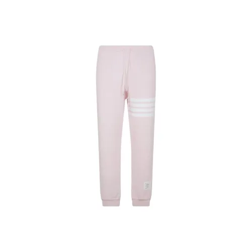 THOM BROWNE Knitted Sweatpants Men Pink