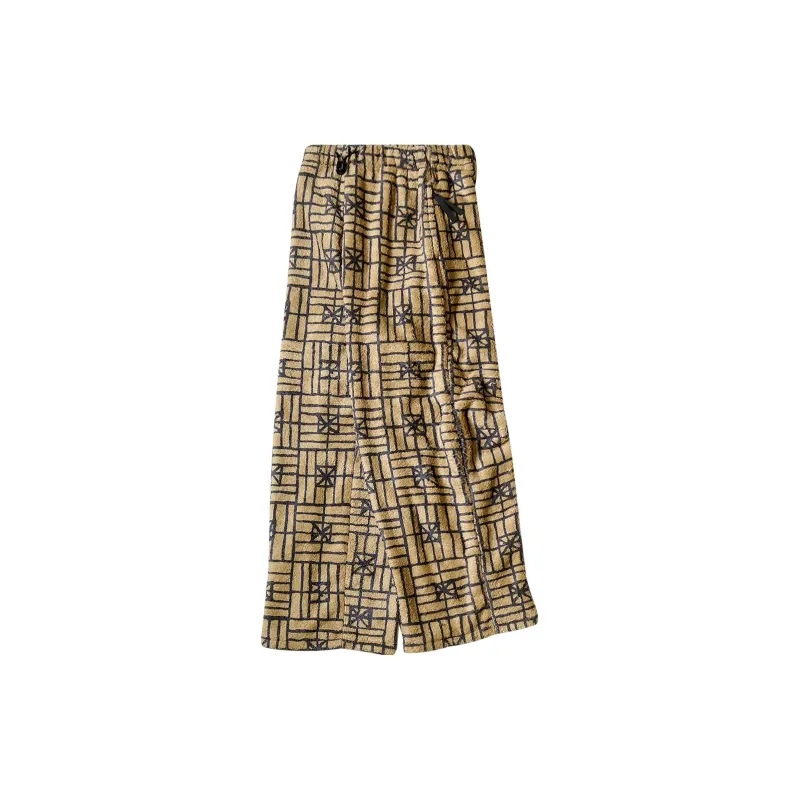 Kapital Folk Domino Fleece Easy Straight Pants-2