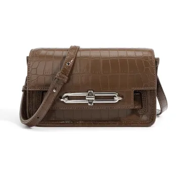 DEERE JACK Cow Leather Shoulder Bag Regular Women's Black/White/Coffee/Dark Brown/Green