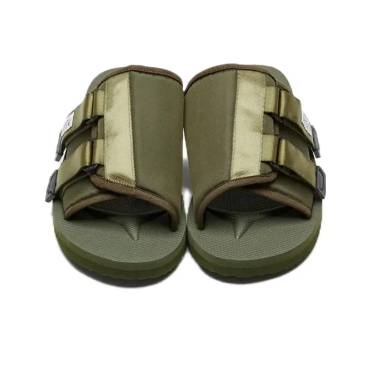 Suicoke Abrasion Resistant Slide Slippers Men's Green-3