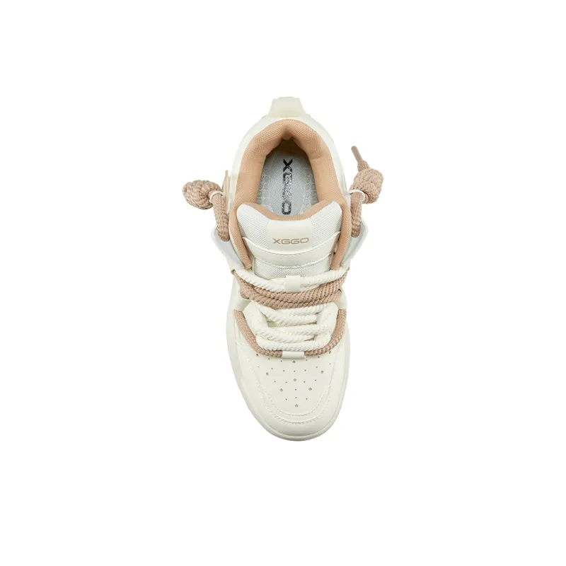 XIANGGUAN Skateboard Shoes Unisex Low Top White/Black/Beige/Green/Gray-12