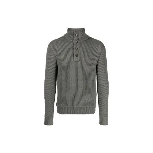 Brioni Chunky-ribbed Cotton Jumper