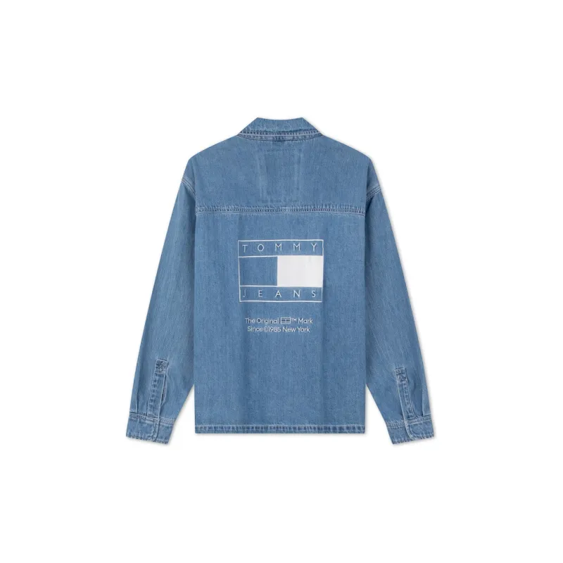 Tommy Hilfiger Denim Jacket Men's Denim Blue-1