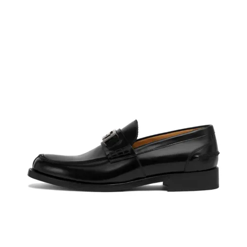 VERSACE Greca Patent Leather Loafers