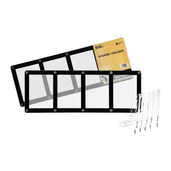 HobbyGuardian 4 Screw Card Protector Tripod Transparent Card Display Stand Card Accessories