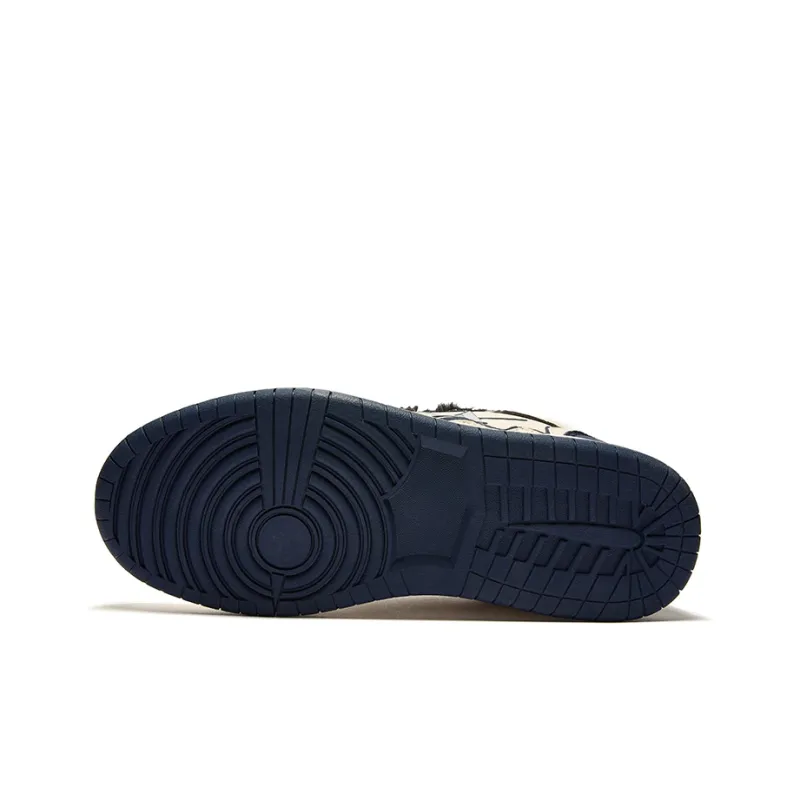 A1 Puffy Shoes Coverage Thermal Abrasion Resistant Breathable Low Top Skateboard Shoes Unisex-30