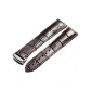 Silver Buckle Brown Leather
