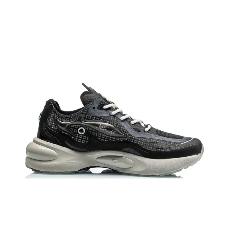 PFW X LiNing V8 1.5 Men's Running Shoes - Black/Gray-1