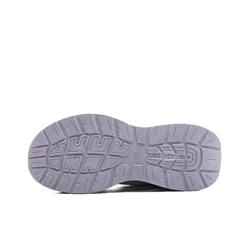 Warrior Low Top Chunky Sneakers Women's Light Beige Purple-4