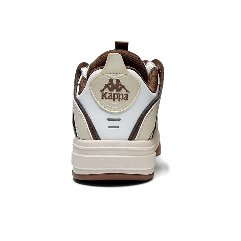 Kappa Wear Resistant Slip Resistant Low Top Skateboard Shoes Men's Angora White/Toffee-4