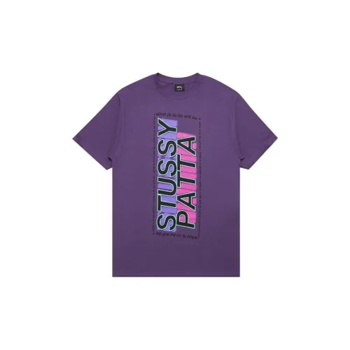 Stussy T-Shirts Unisex Purple