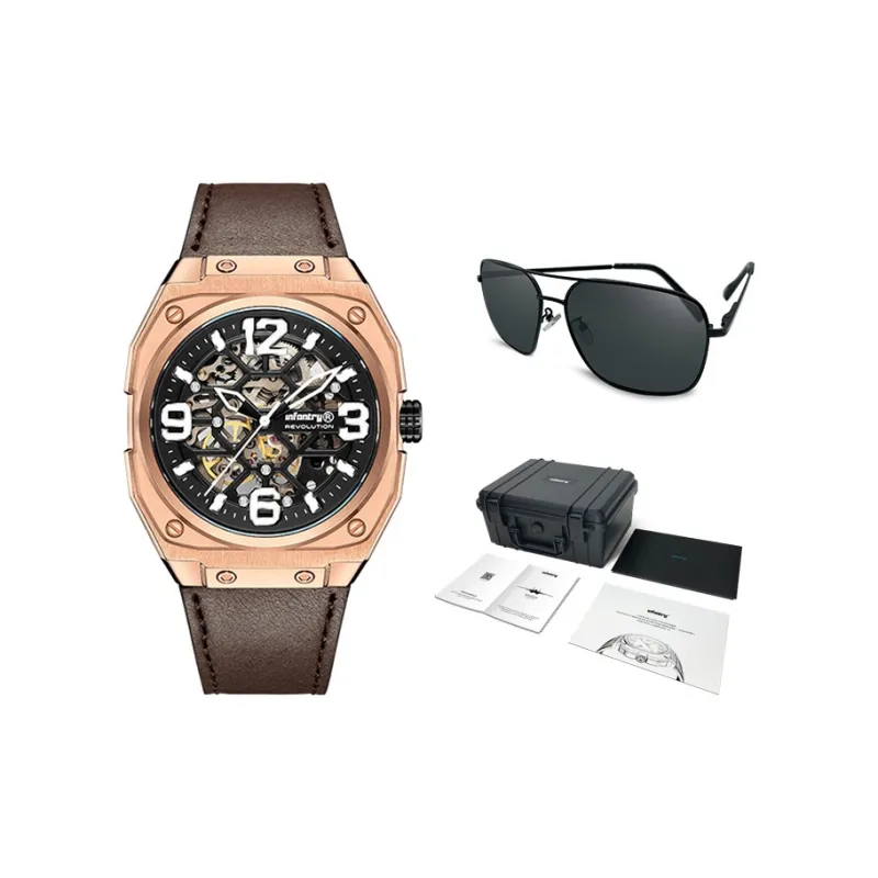 INFANTRY Pioneer Series Automatic Mechanical Movement Watch Men's Watches Black Dial XF0001-1
