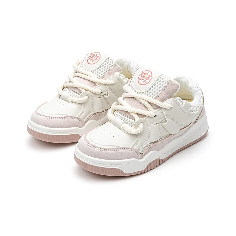 Dafu Leaps Forward Puffy Shoes Low Top Skateboard Shoes Women's White-6