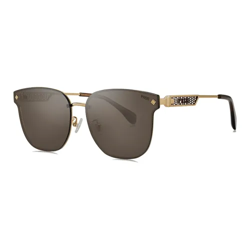 Prsr Metal Irregular Shape Sunglasses Women's