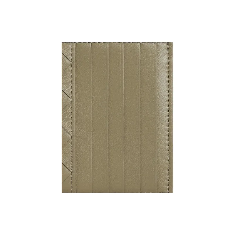 Bottega Veneta Sheepskin Card Holder Women's Taupe-3