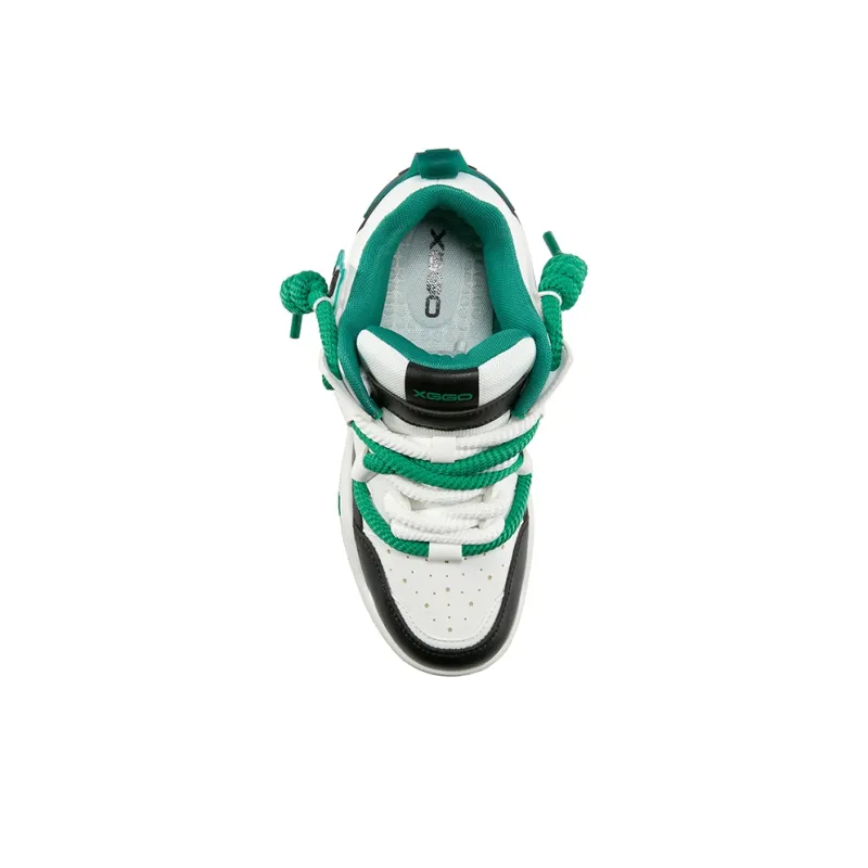 XIANGGUAN Skateboard Shoes Unisex Low Top White/Black/Beige/Green/Gray-5