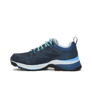 Jack Wolfskin Cushioned Wear Resistant Breathable Lightweight Low Top Running Shoes Women's Blue